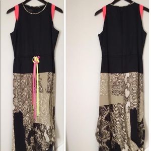 Elie Tahari Size 8 Silk Blend Maxi Dress